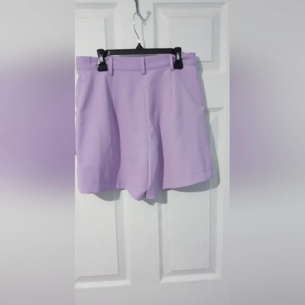 Strut & Bolt Purple Fringe Shorts